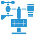 Wheather tacking station icon, this represents the content below.