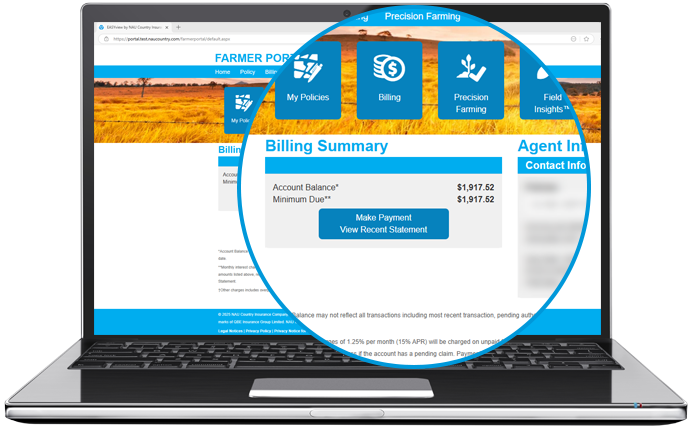 Farmer Portal Home Page